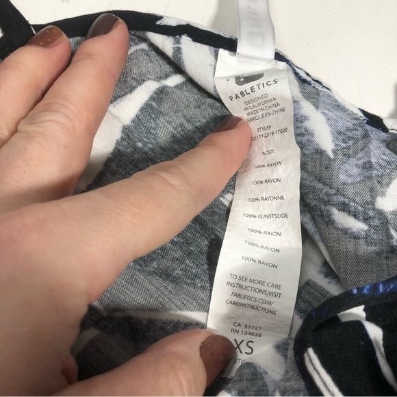 Fabletics Elaine Jumpsuit La Palma Print, size Xs - Picture 8 of 12